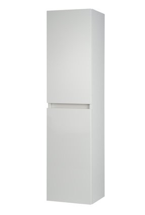 Furniture & Mirrors Kore Wall Mounted Side Unit - White Gloss