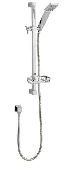 Shower Accessories Cube Adjustable Slide Rail Kit with Soap Tray