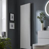 K-Rad Toronto 1775x490mm White Vertical Designer Radiator